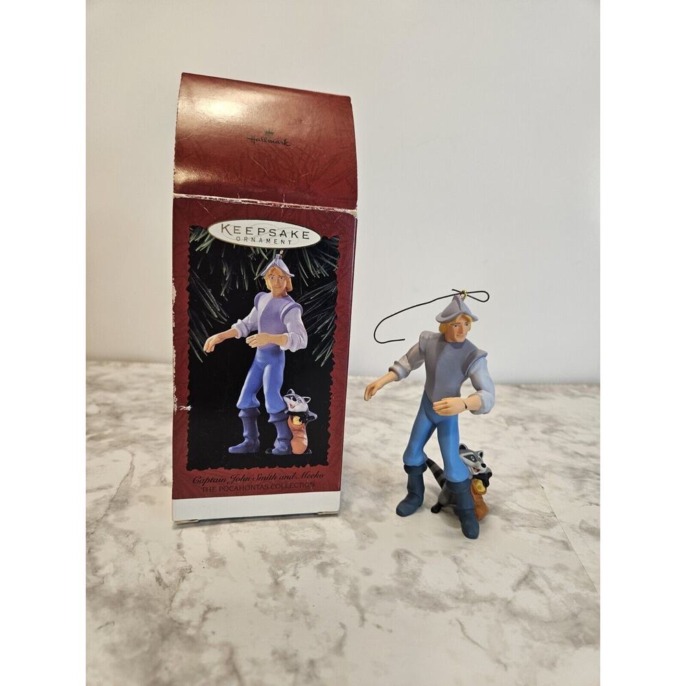HALLMARK KEEPSAKE Christmas ORNAMENT CAPTAIN JOHN SMITH MECKO Pocahontas Disney
